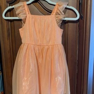 Toddler girls orange dress Cat and Jack